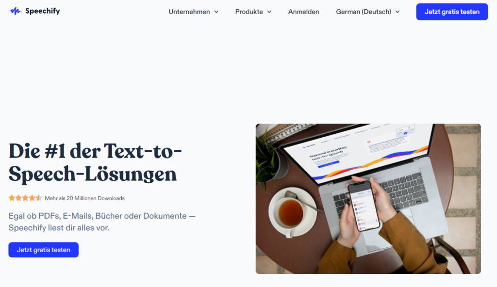 KI-Sprachgeneratoren Speechify