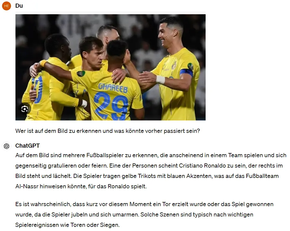ChatGPT Bilderkennung Analysiere kostenlos Bilder & Diagramme