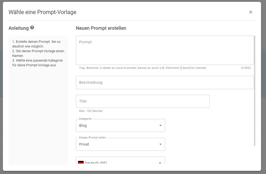 how-to-create-a-template-in-neuroflash