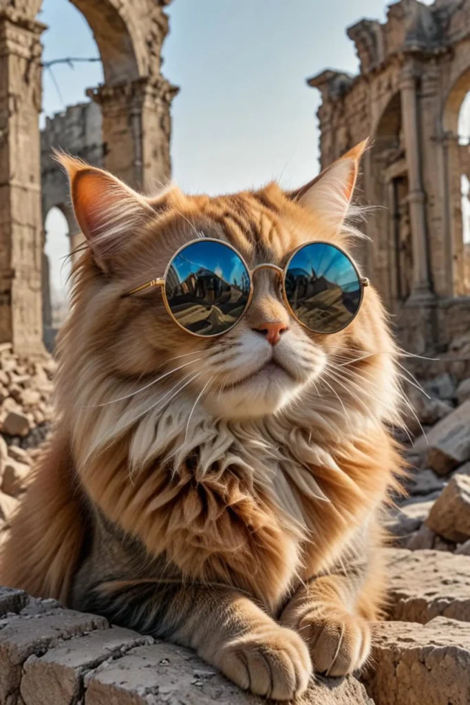 ki-bild-von-einer-coolen-katze