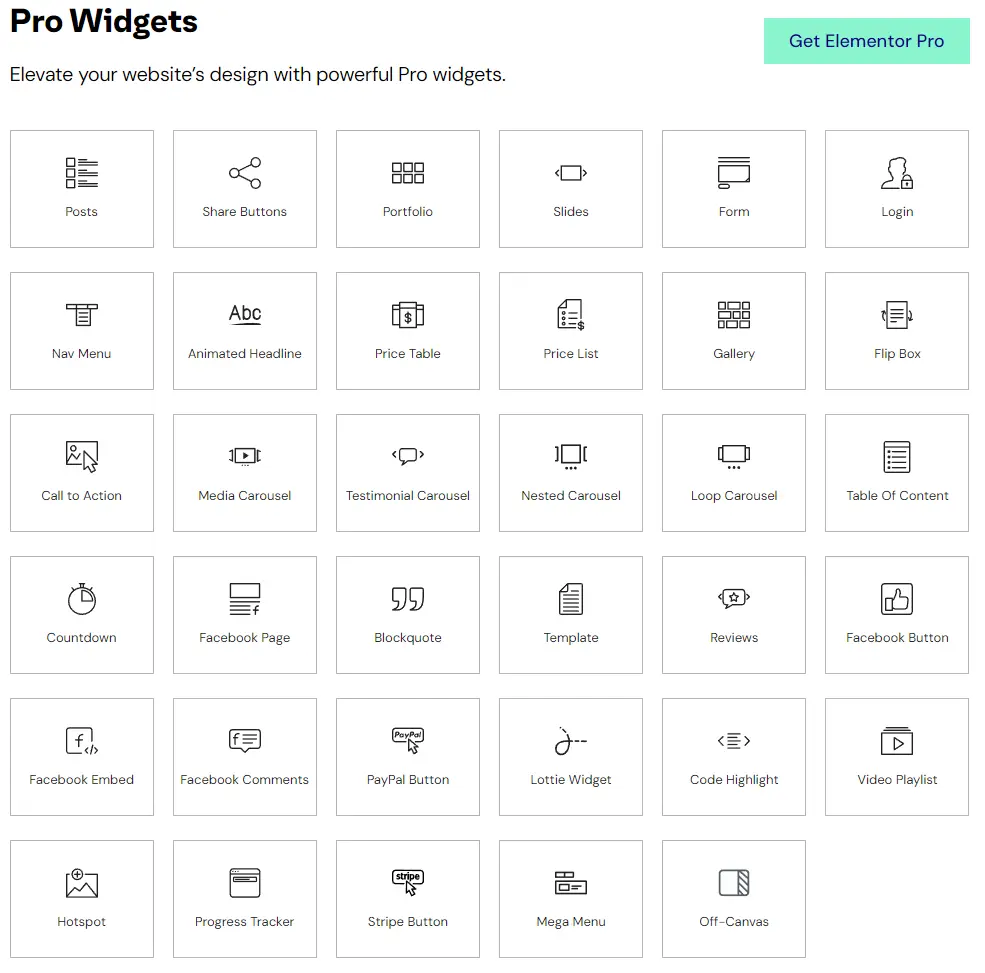 elementor-pro-widgets