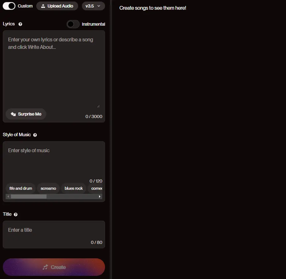 suno-ai-songs-im-custom-mode-generieren