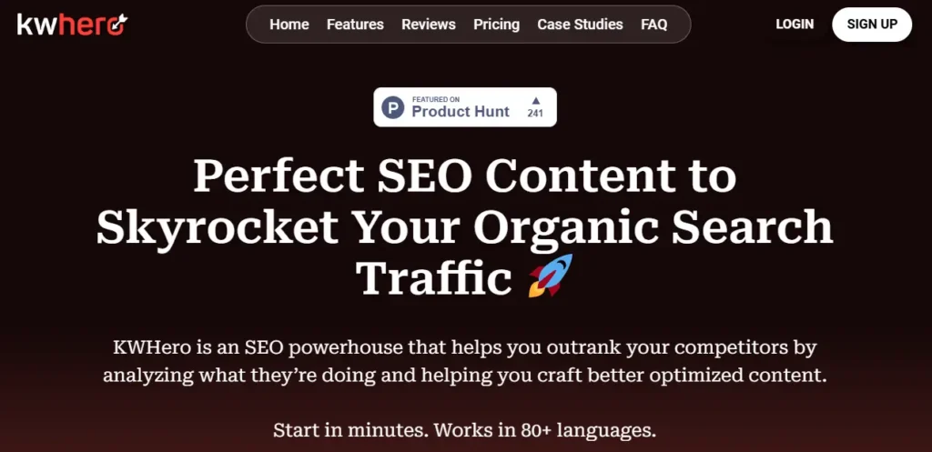 KWHero Lifetime Deal für SEO-freundliche Inhalte