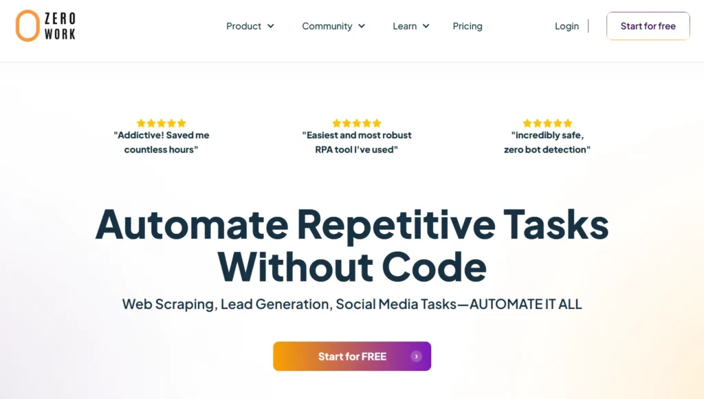Automatisierungssoftware ZeroWork
