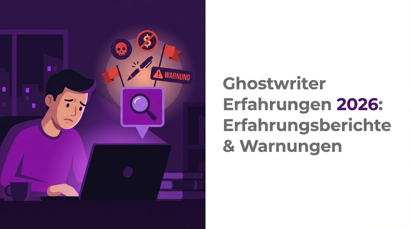 Ghostwriter Erfahrungen 2026: Warnungen und Erfahrungsberichte