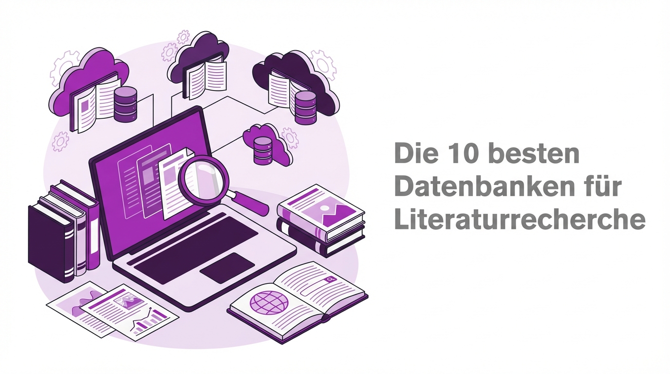 Die 10 besten Datenbanken für Literaturrecherche -- Übersicht und Vergleich