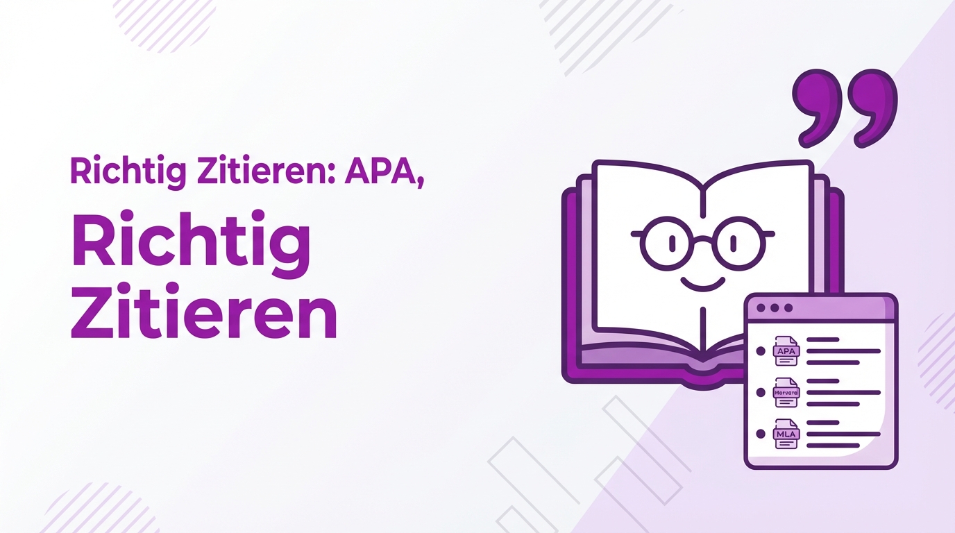 Richtig Zitieren: APA, Harvard & MLA Zitierstile im Vergleich