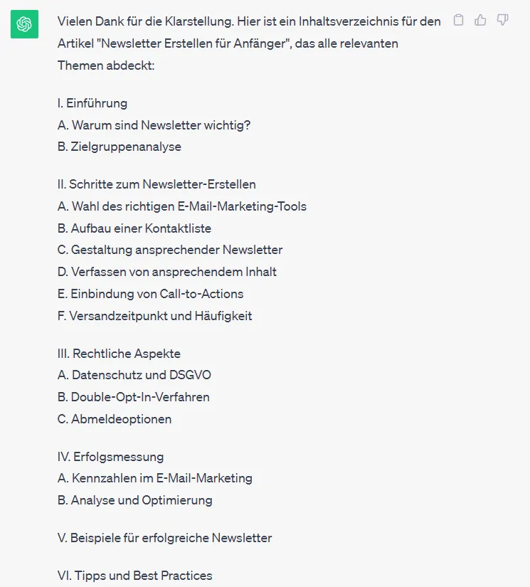 ChatGPT Prompt Engineering: ChatGPT Chained Prompt Teil 3