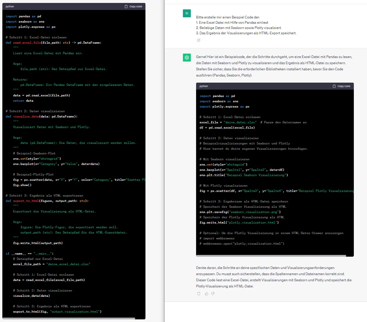 ChatGPT Custom Instructions für Programmierer