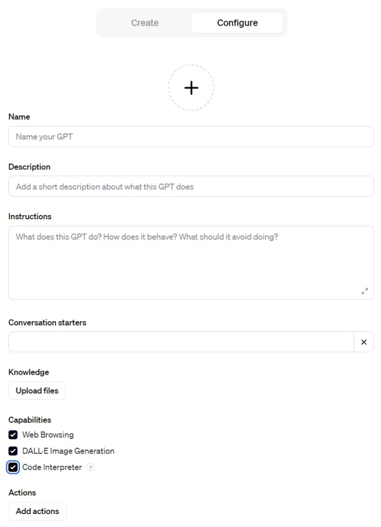 Custom GPT erstellen Schritt 4