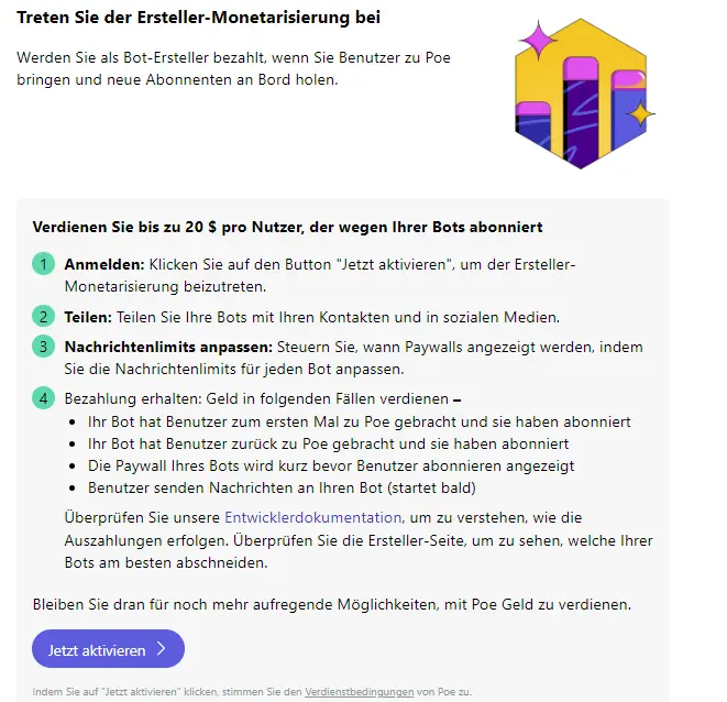 Poe eigenen Bot erstellen
